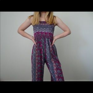 Purple jumpsuit